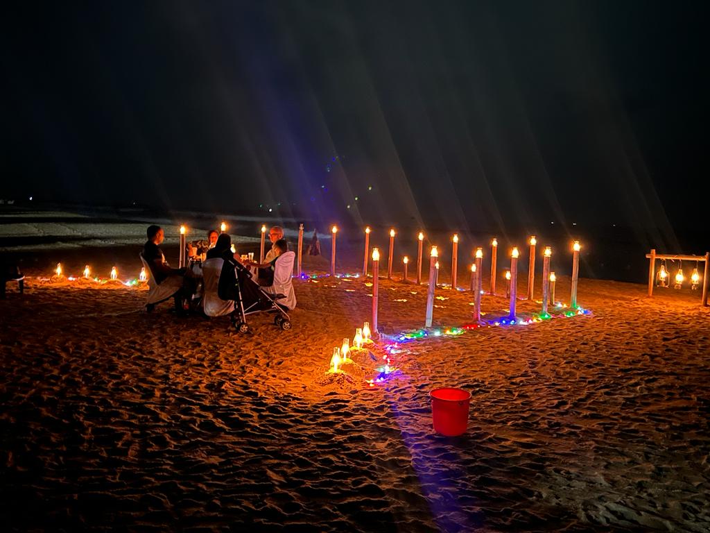 candle light dinner at redmoon